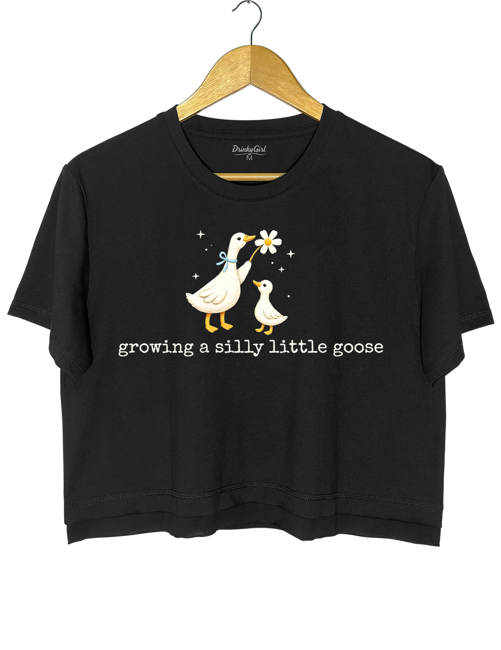 Growing A Silly Little Goose Silly Goose Crop Top