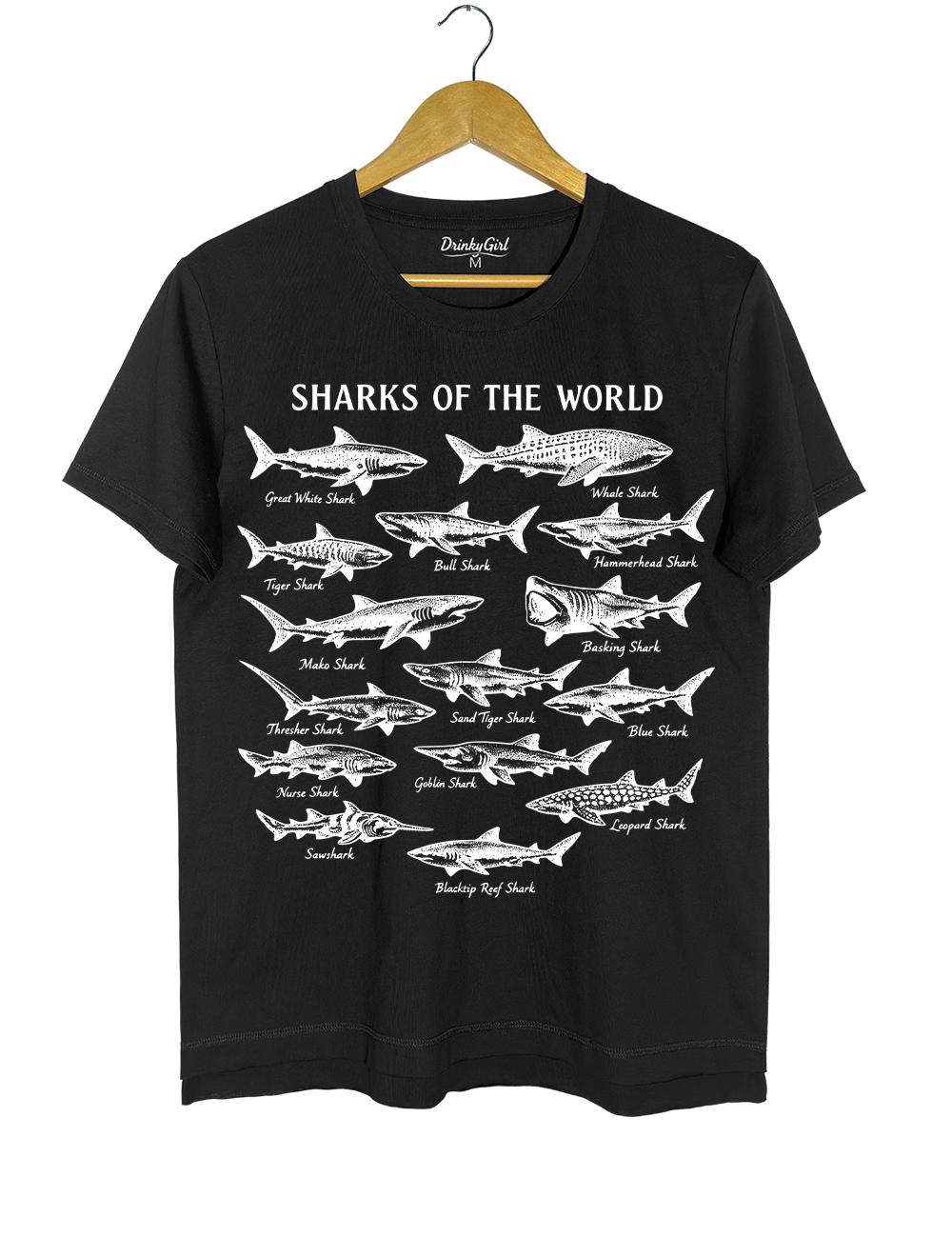 Vintage Sharks Of The World Tee