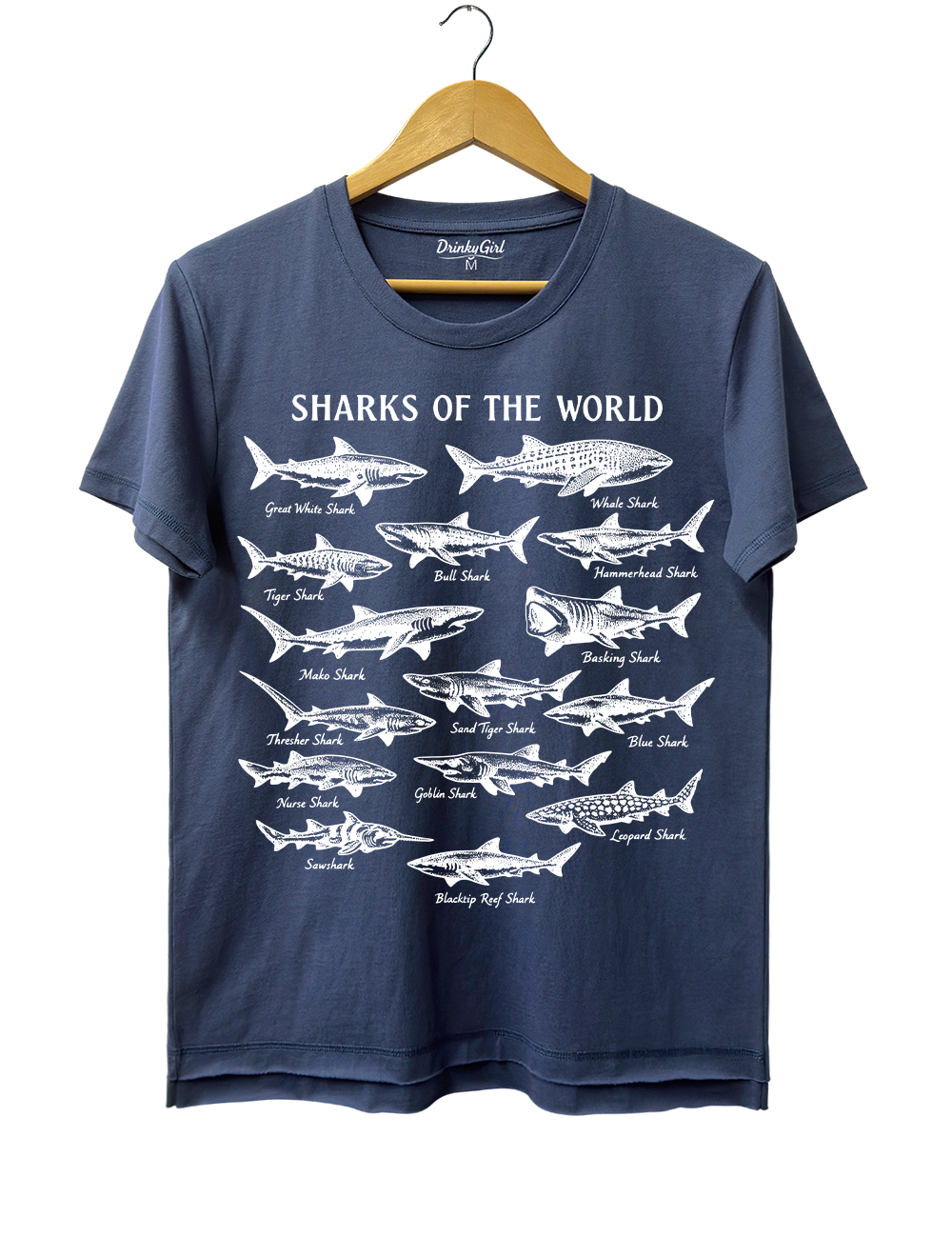 Vintage Sharks Of The World Tee