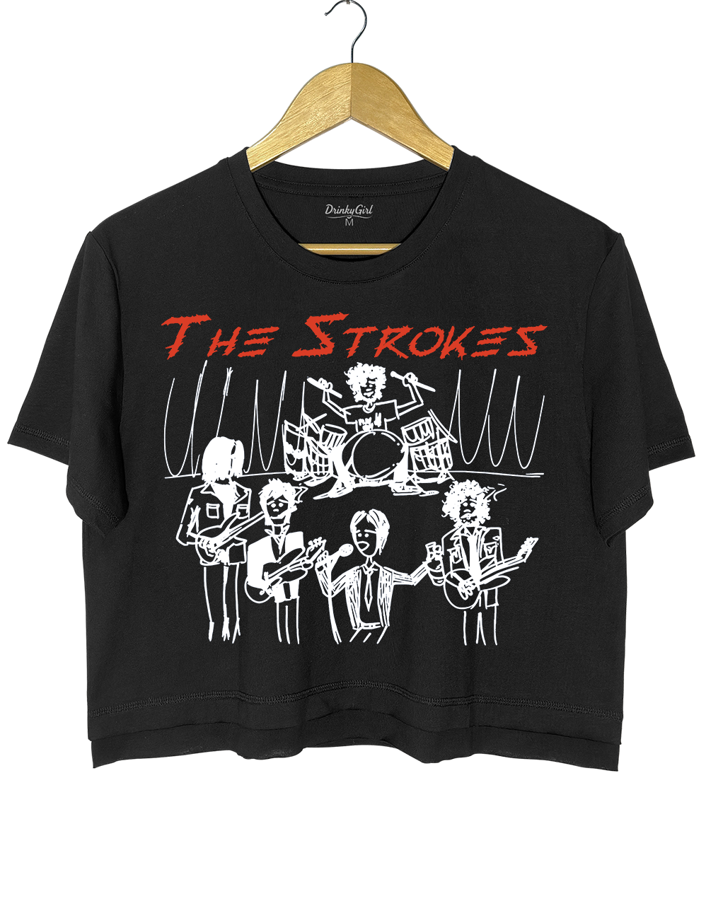 The Strokes Vintage Crop Top