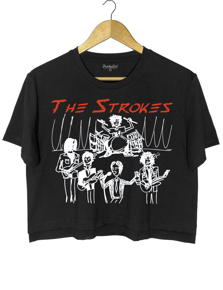 The Strokes Vintage Crop Top