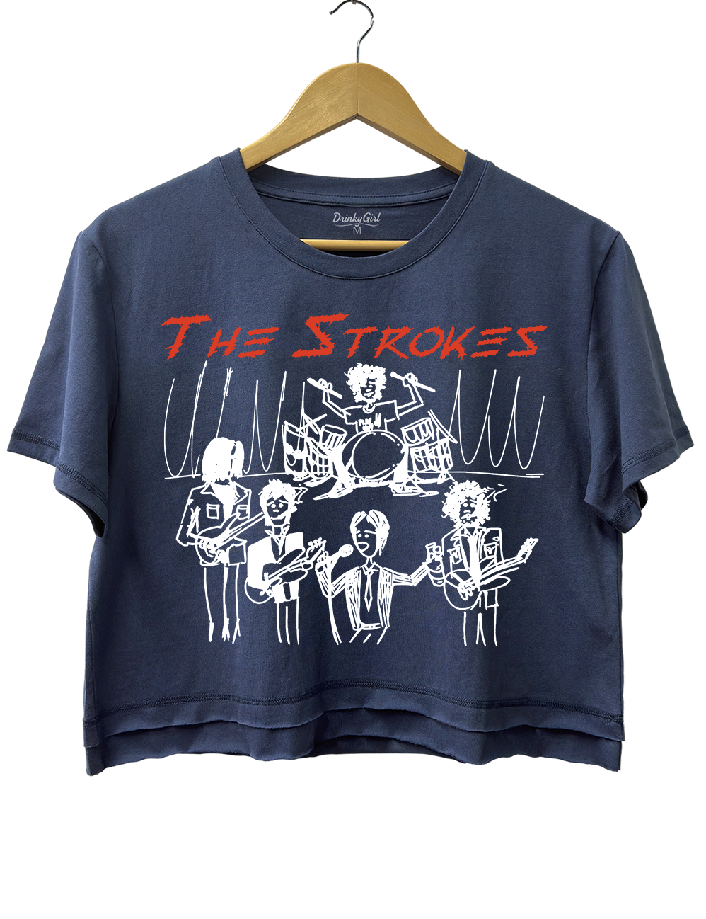 The Strokes Vintage Crop Top