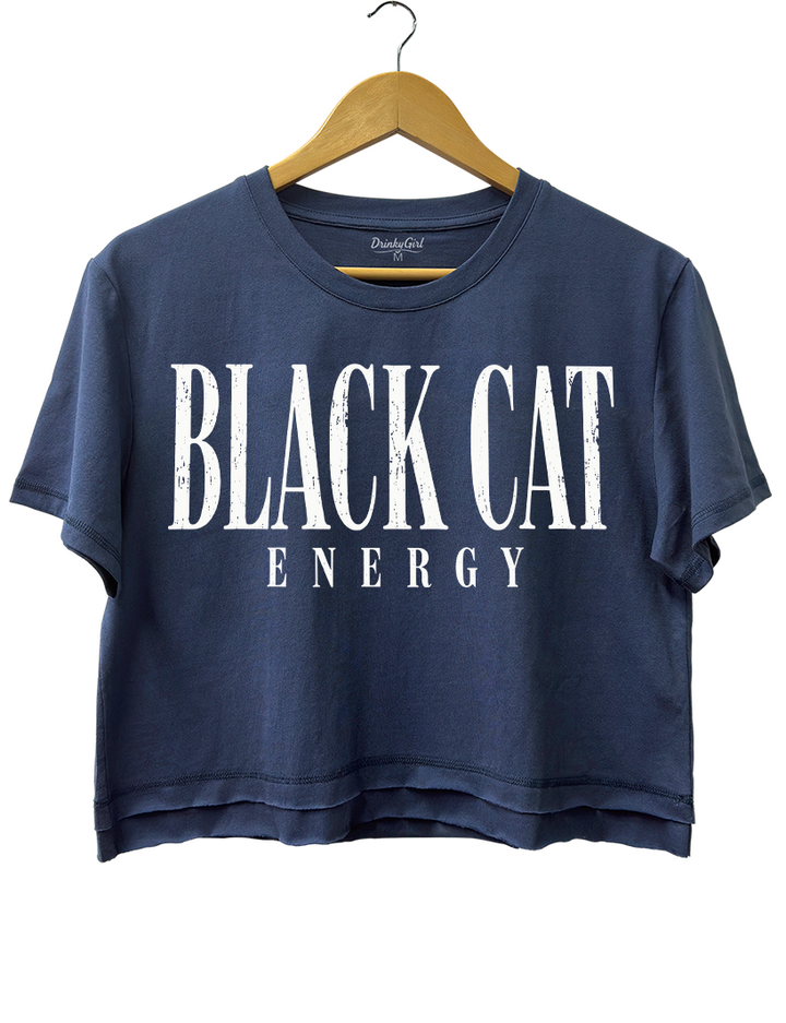 Black Cat Energy Crop Top