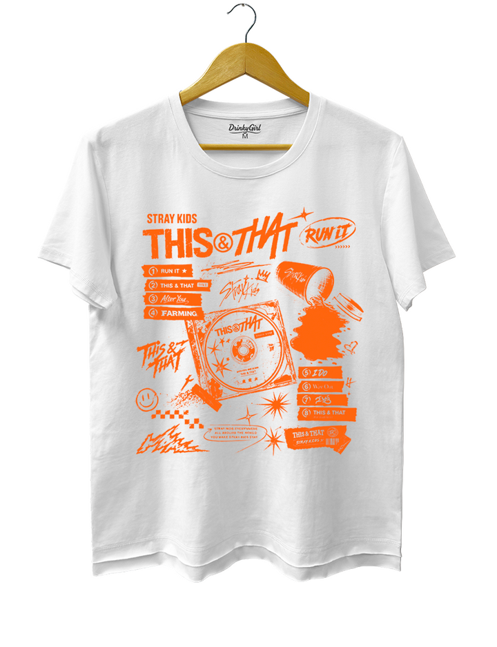 Retro Stray Kids This And That Tracklist Tee