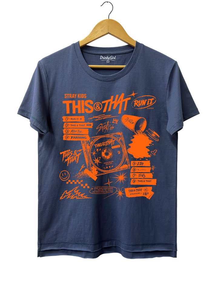Retro Stray Kids This And That Tracklist Tee