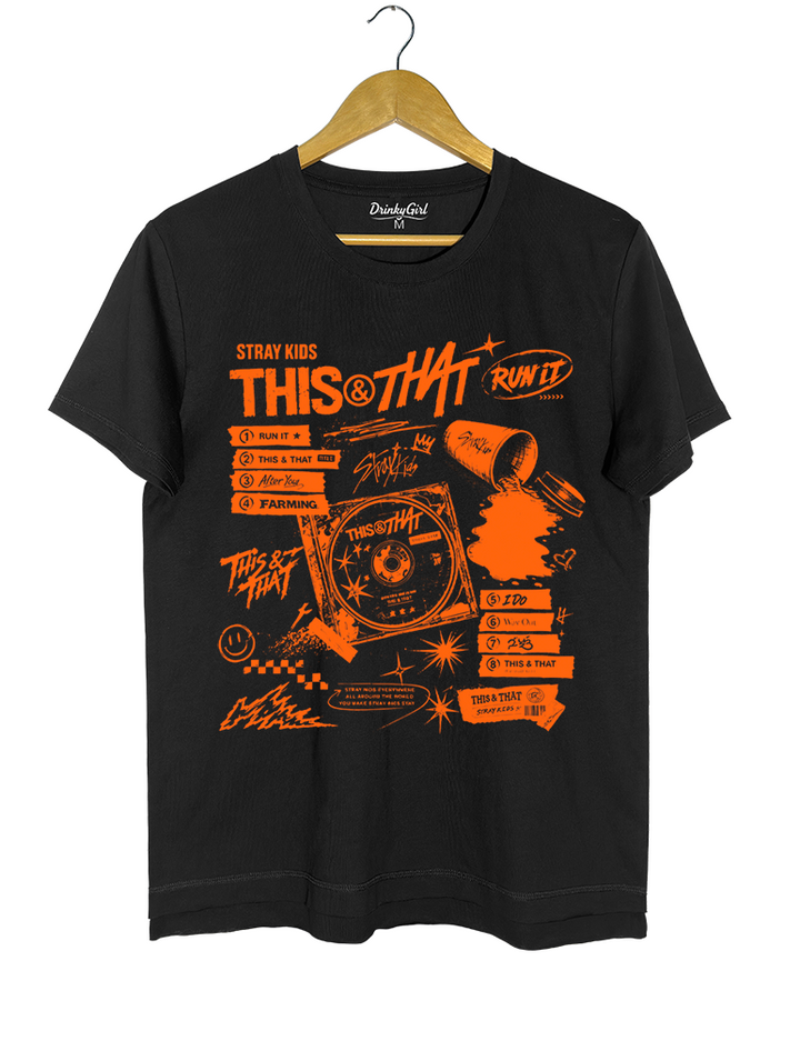 Retro Stray Kids This And That Tracklist Tee