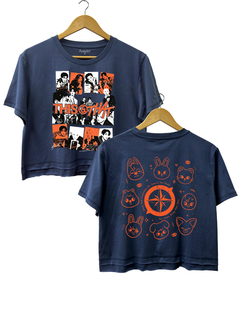 Stray Kids This &amp; That Skzoo Retro Crop Top