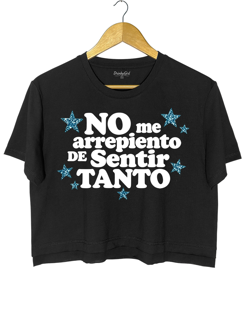 No Me Arrepiento De Sentir Tanto New Karol G Crop Top