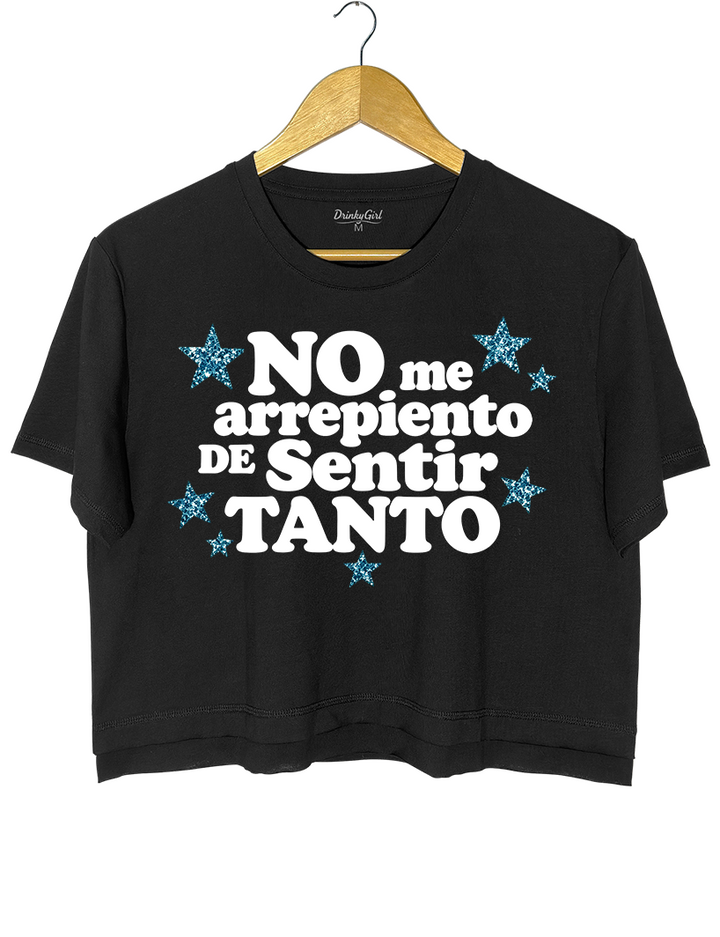 No Me Arrepiento De Sentir Tanto New Karol G Crop Top
