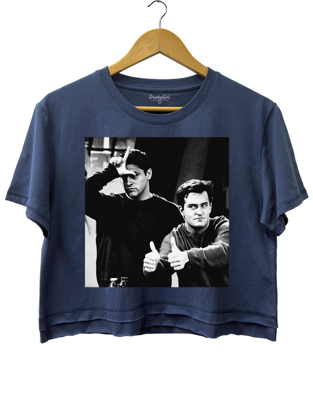 Chandler And Joey Friends Crop Top