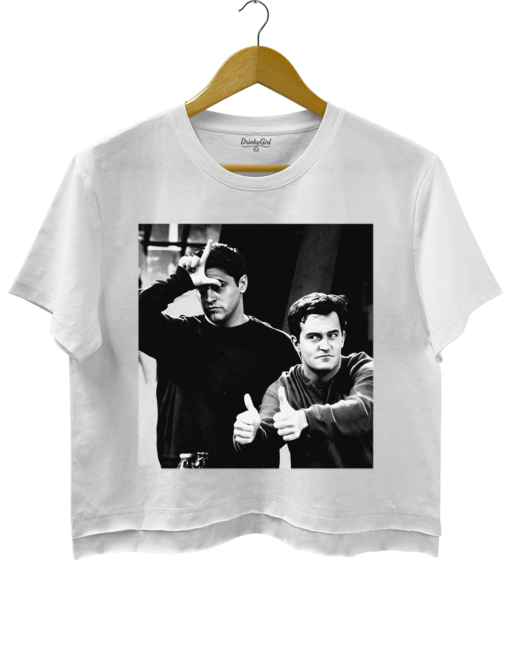 Chandler And Joey Friends Crop Top