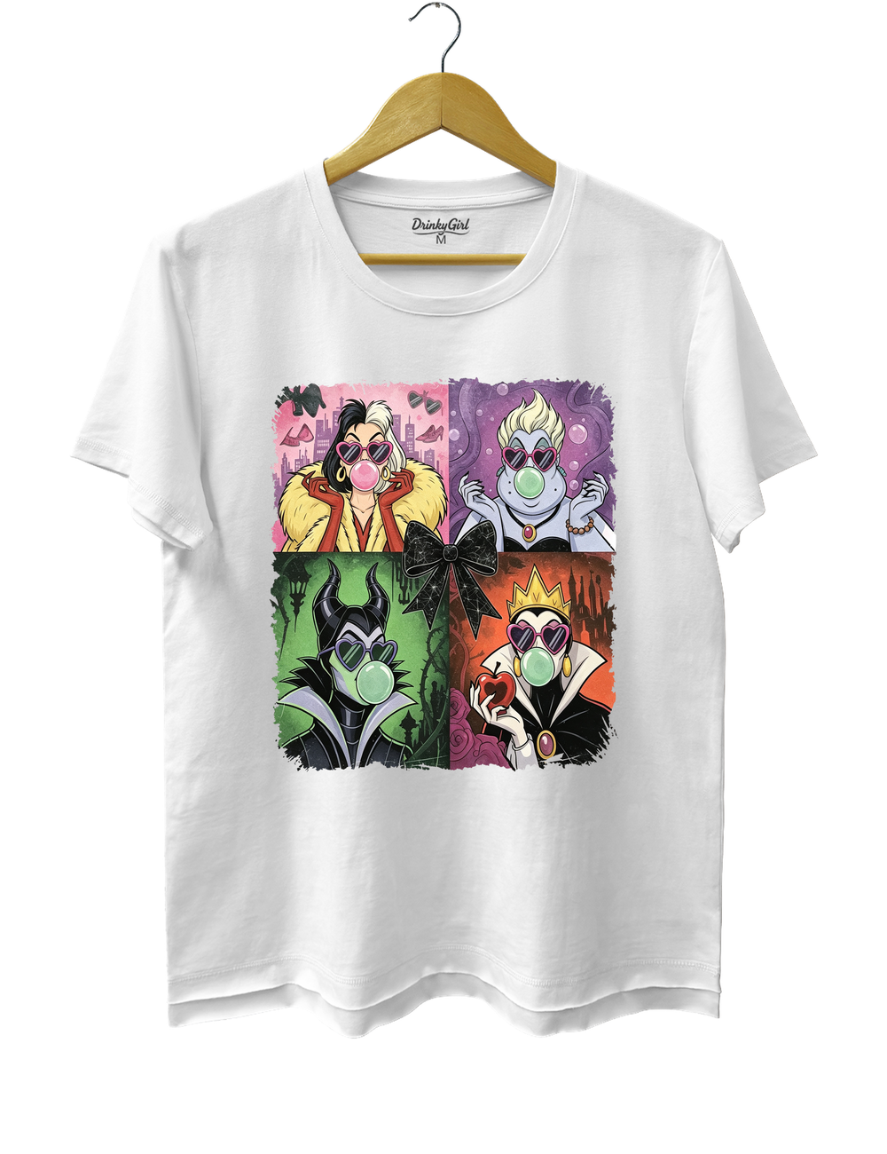 Retro Villains Halloween 90S Tee - White
