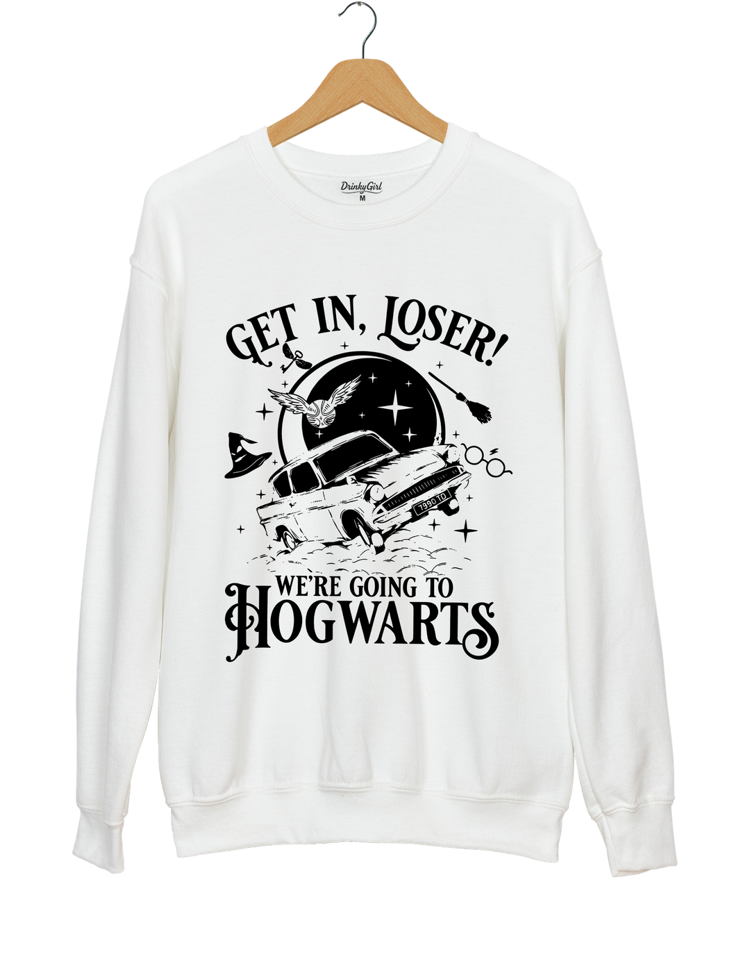 Get In Loser Wizard School Hogwarts Halloween Sweatshirt