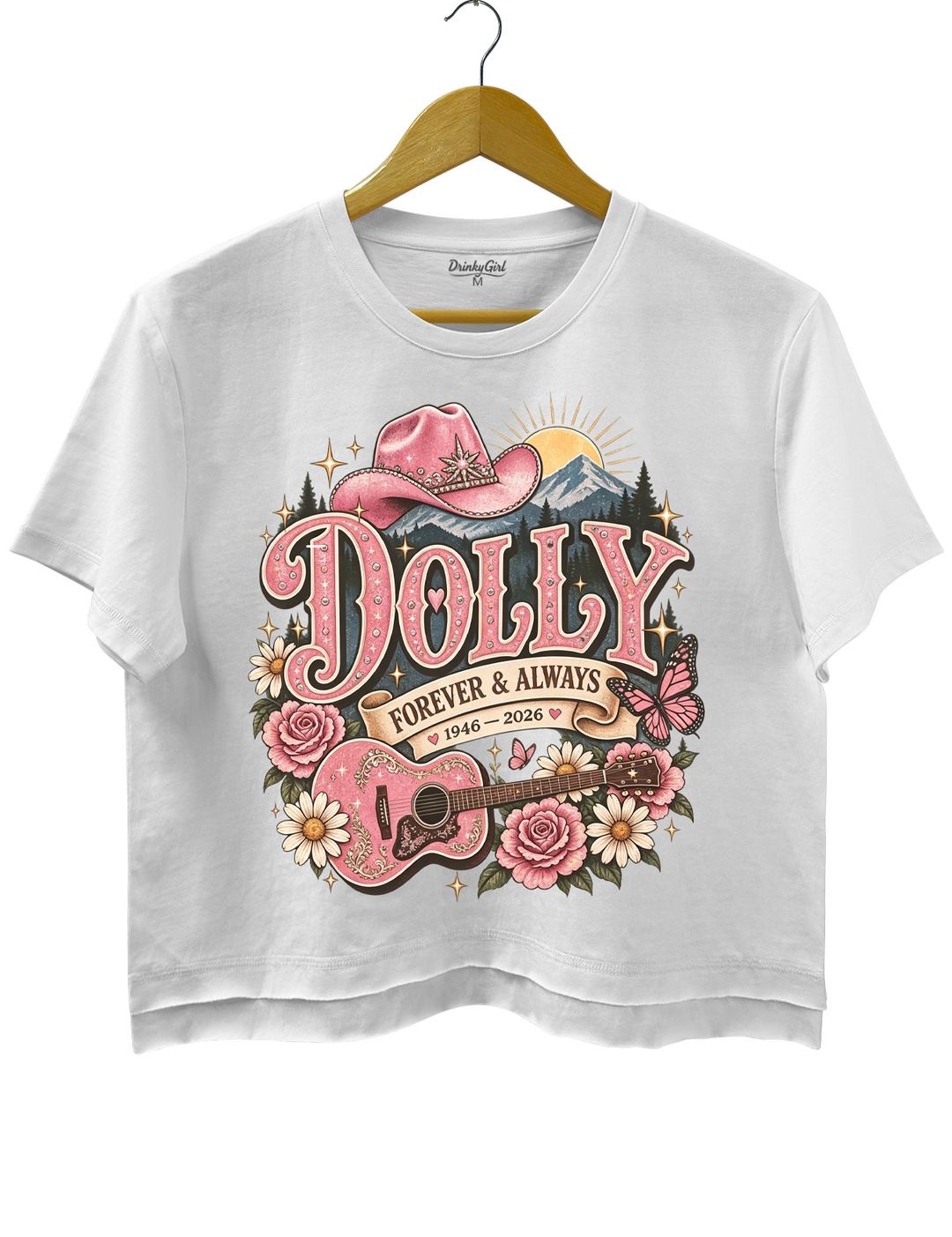Dolly Parton Memorial Crop Top