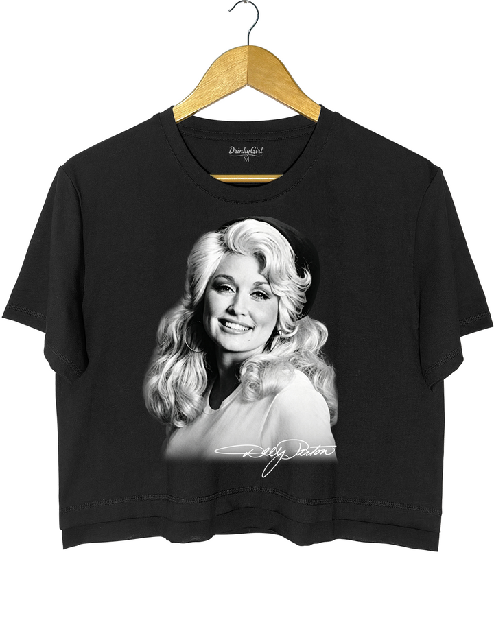 Country Music Legend Dolly Parton Crop Top