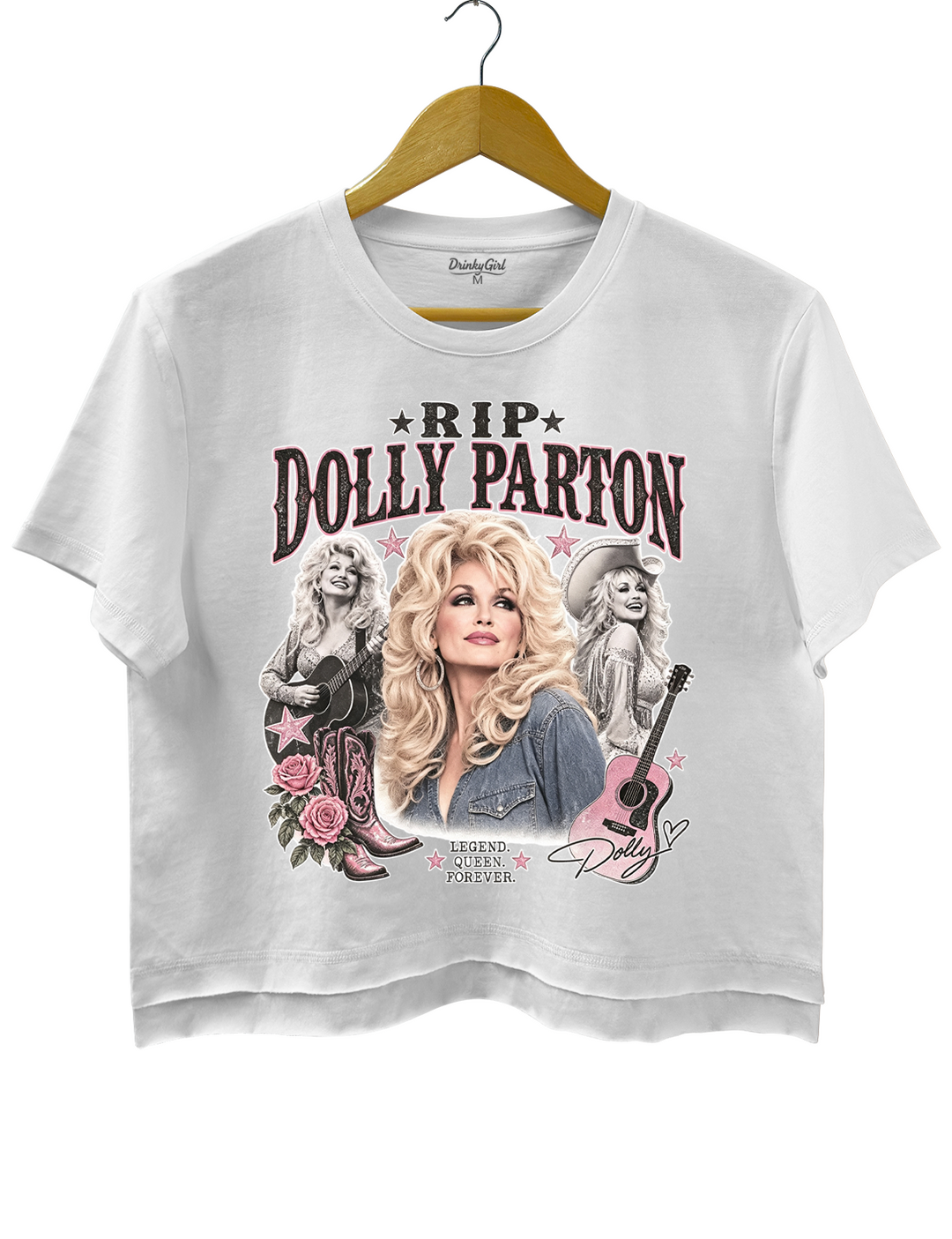 Dolly Parton RIP Memorial Crop Top