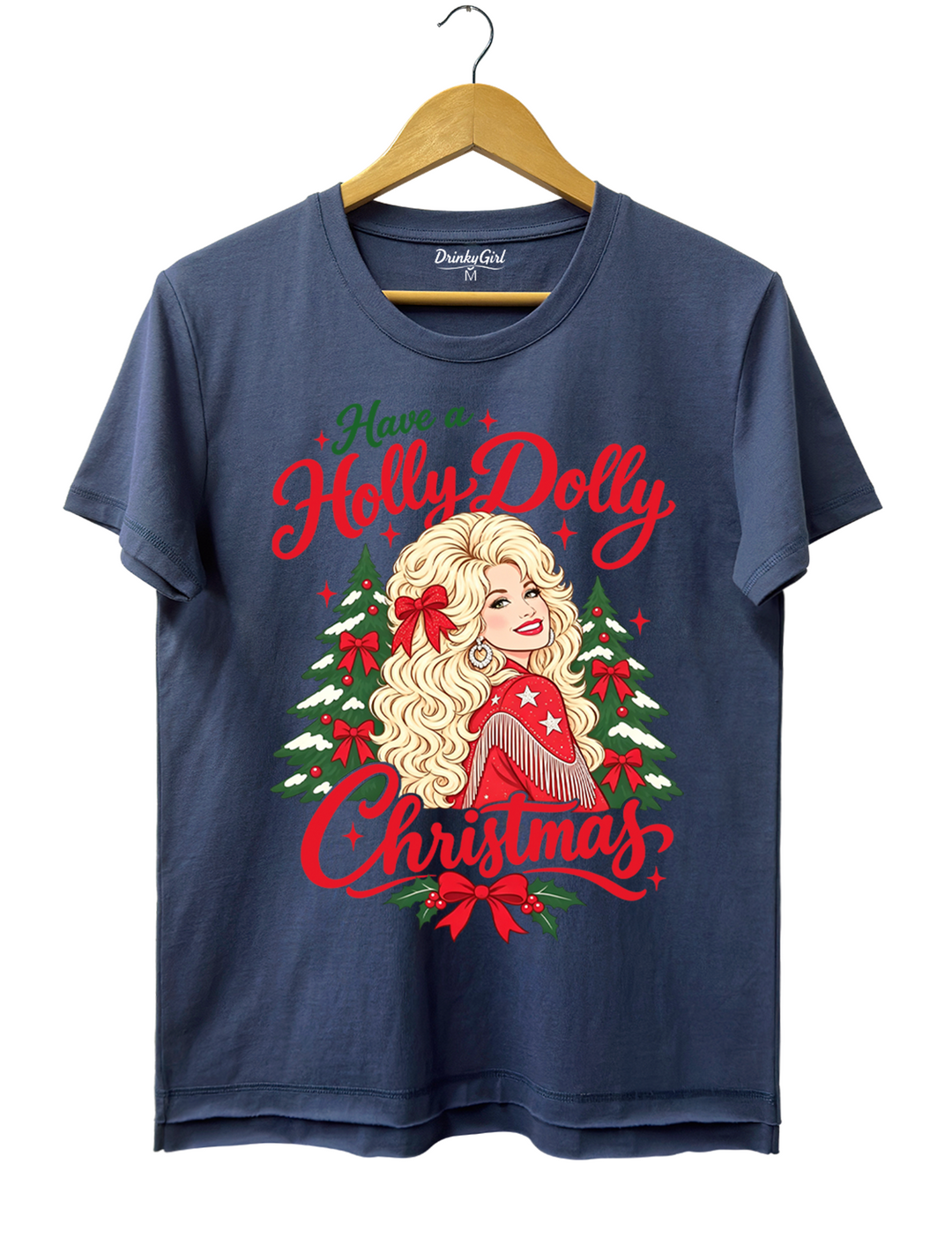 Have A Holly Dolly Christmas Tee