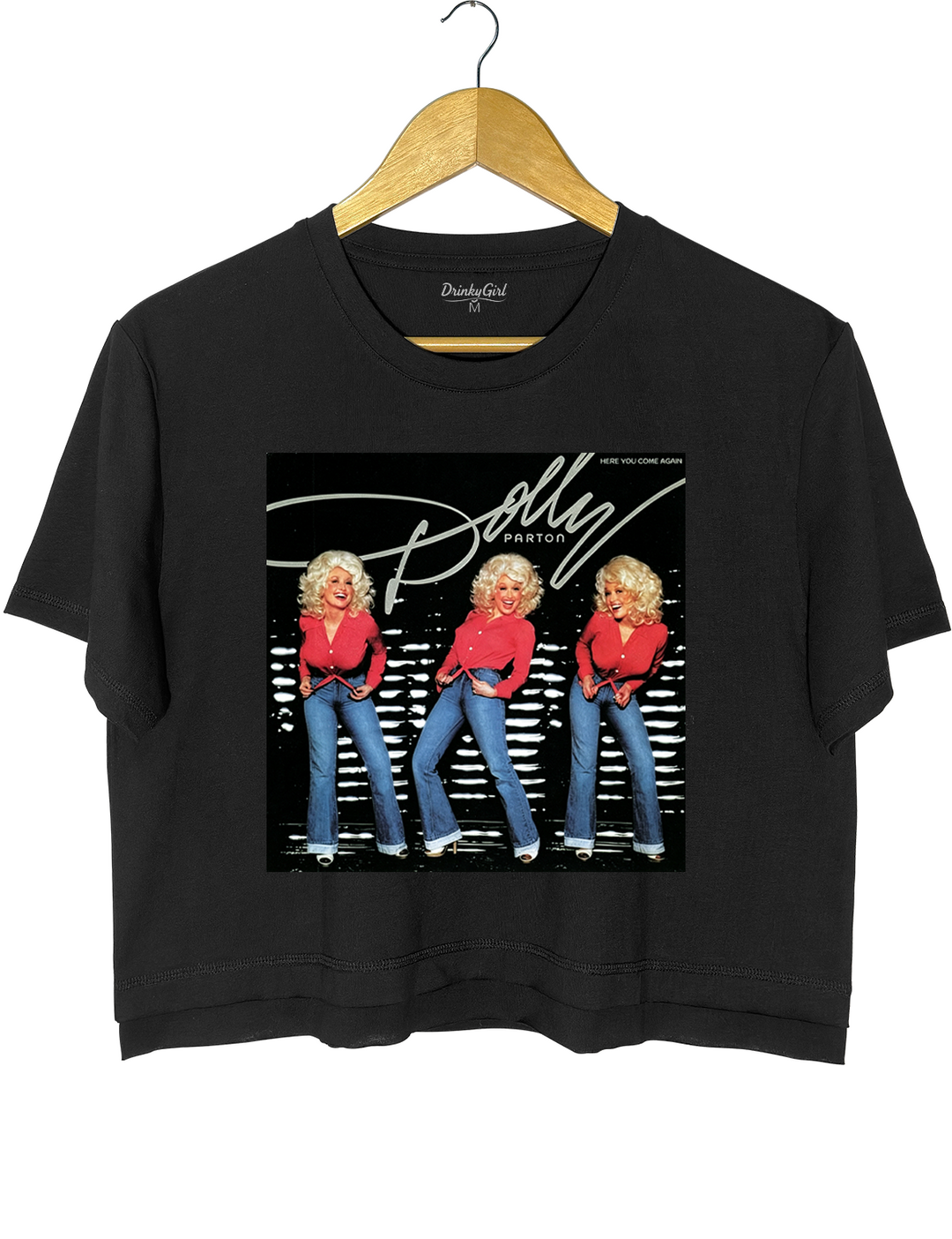 Dolly Parton Here You Come Again Crop Top