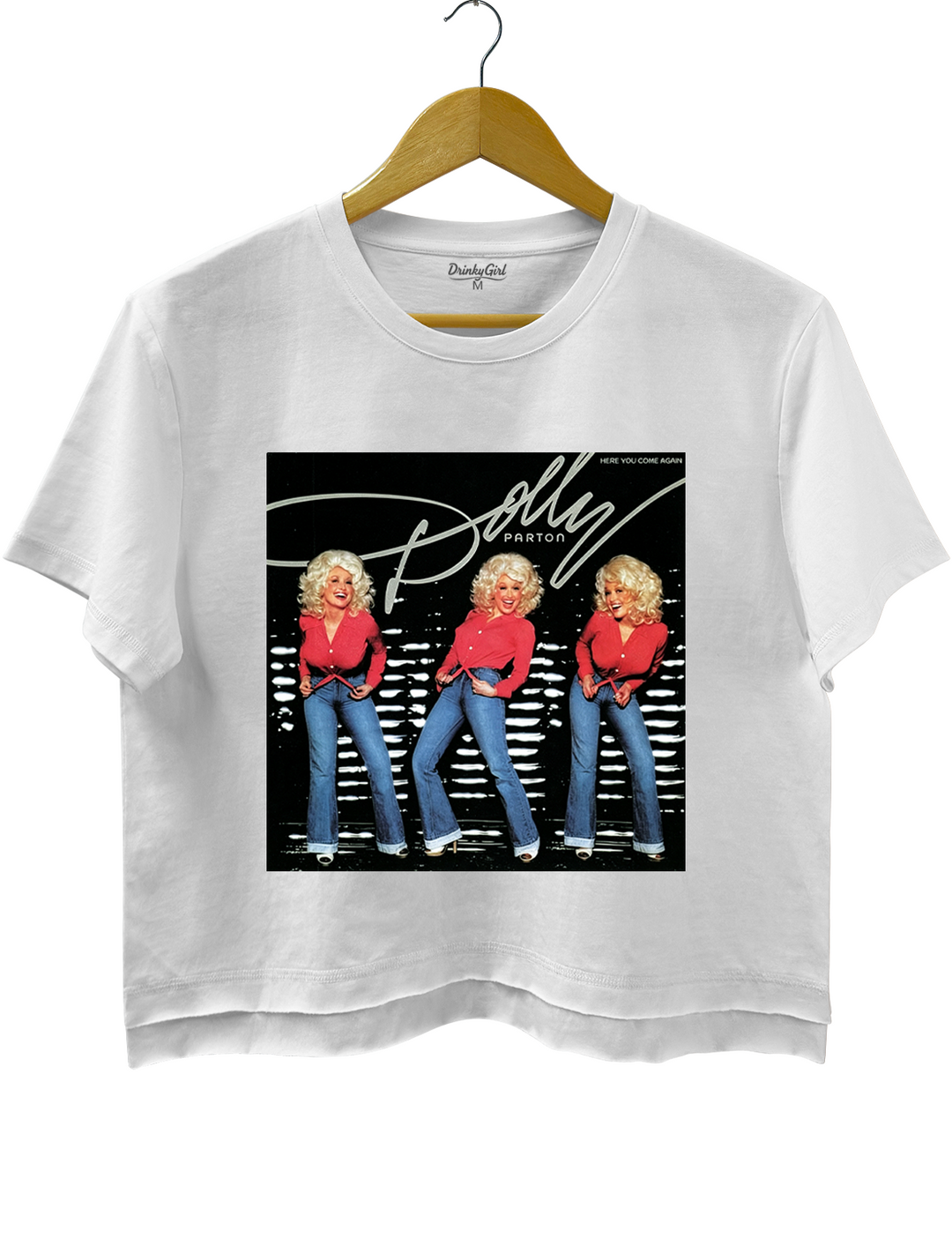 Dolly Parton Here You Come Again Crop Top