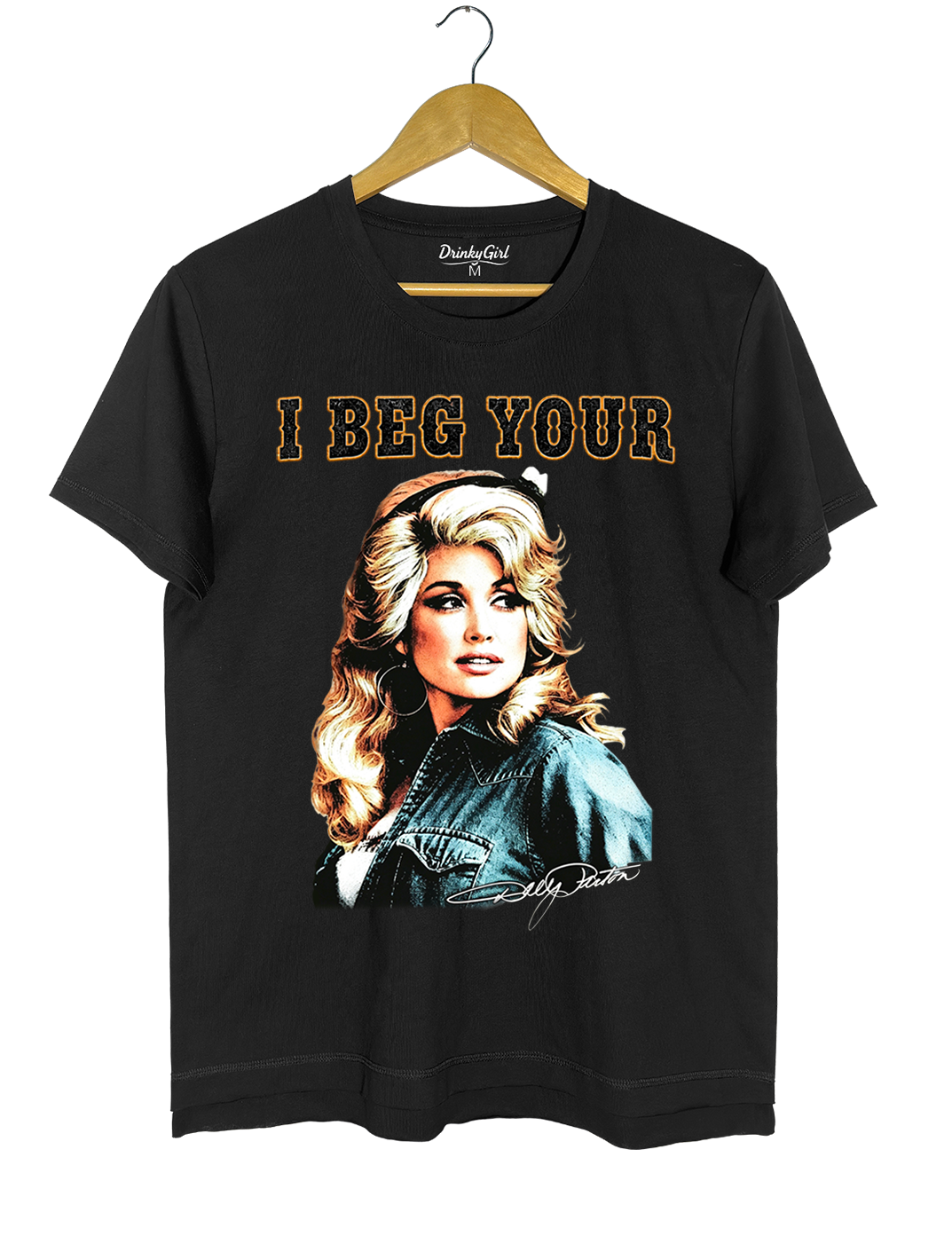 I Beg Your Parton Vintage Portrait Tee