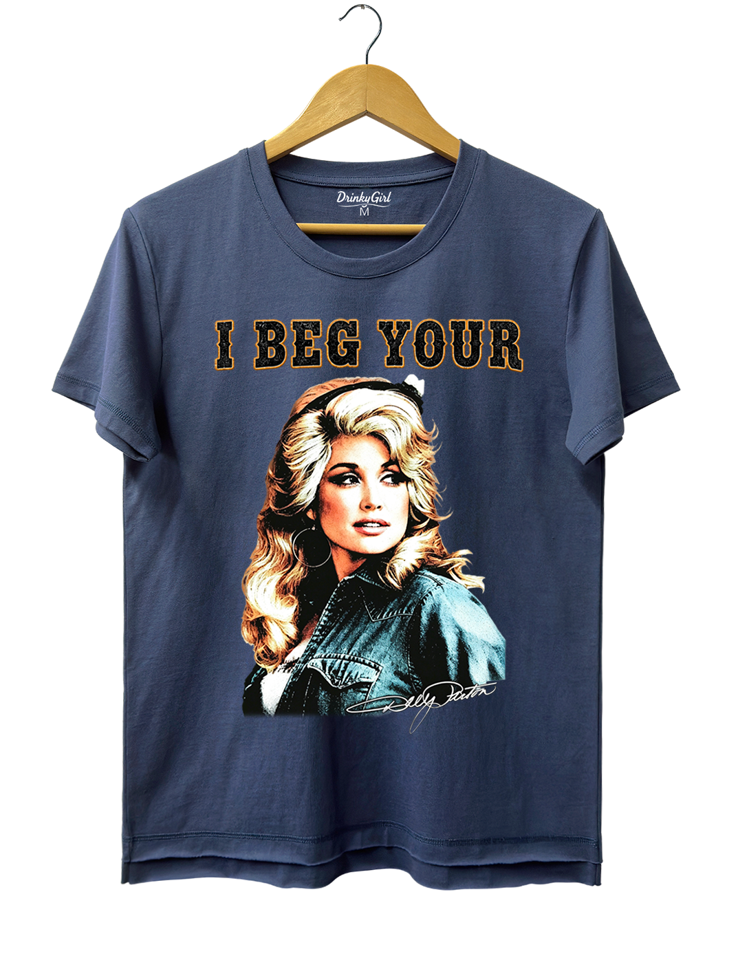 I Beg Your Parton Vintage Portrait Tee