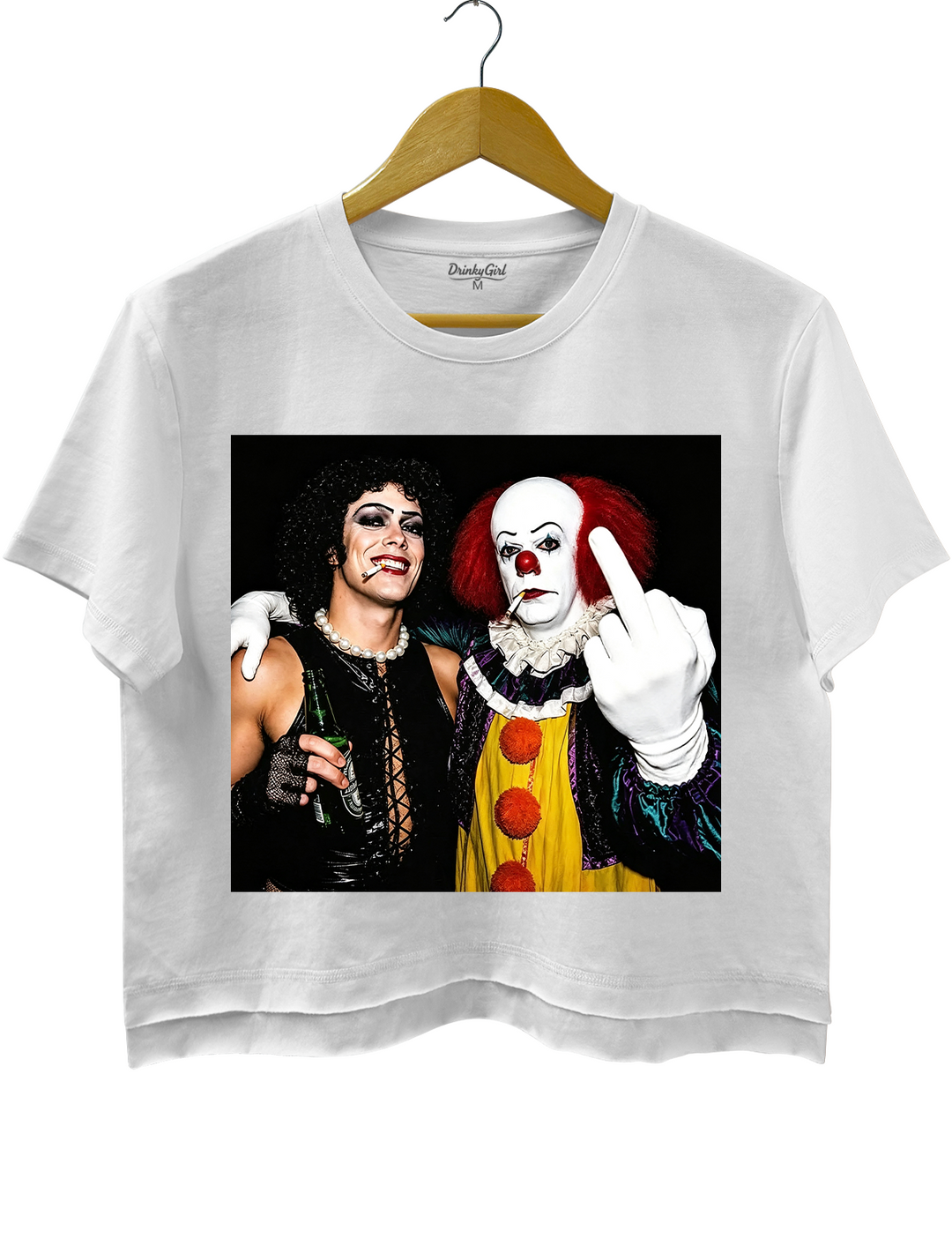 Funny Tim Curry Crop Top