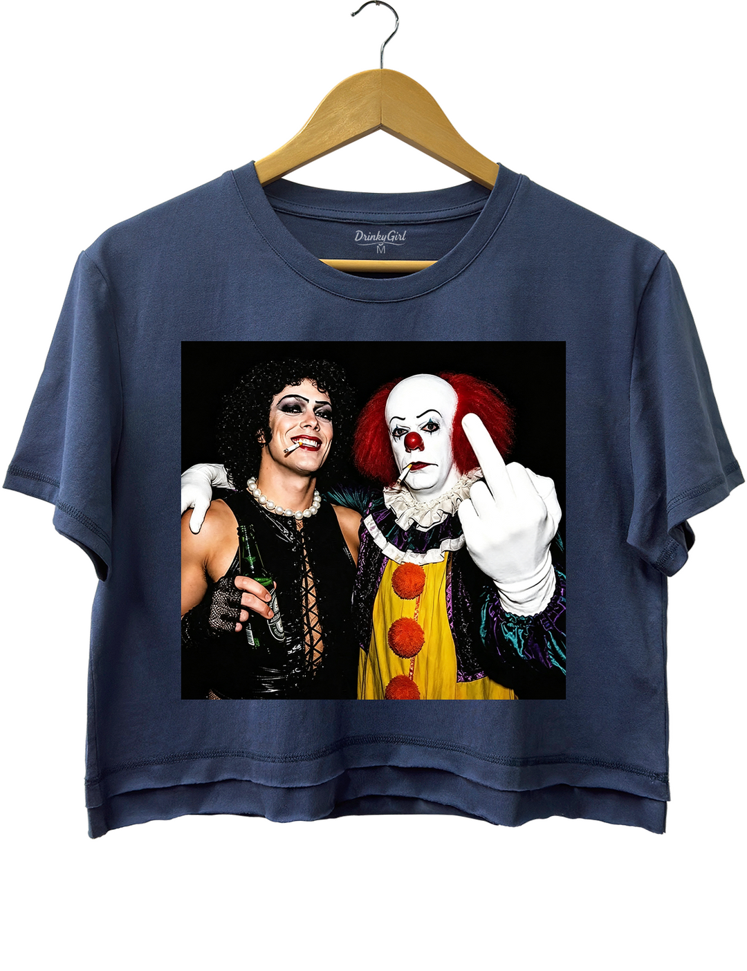 Funny Tim Curry Crop Top