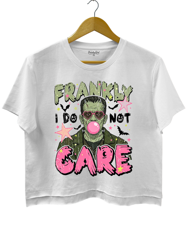 Frankly I Do Not Care Crop Top
