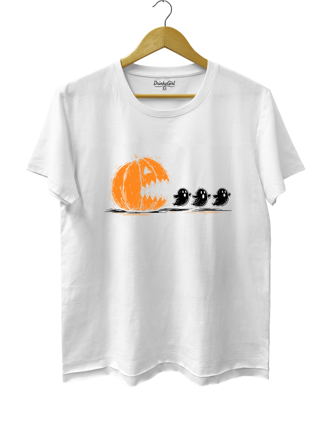 Halloween Pumpkin Eat Ghost Tee