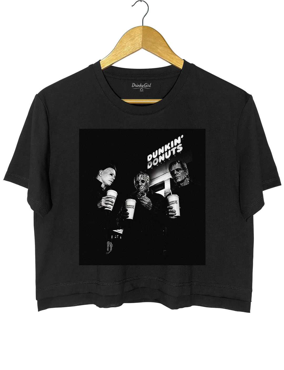 Michael And Jason Drink Dunkin’ Donuts Crop Top