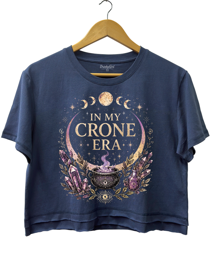 Crone Era Witchy Crop Top