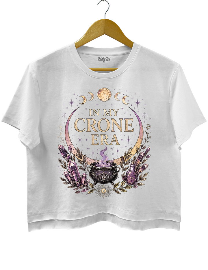 Crone Era Witchy Crop Top