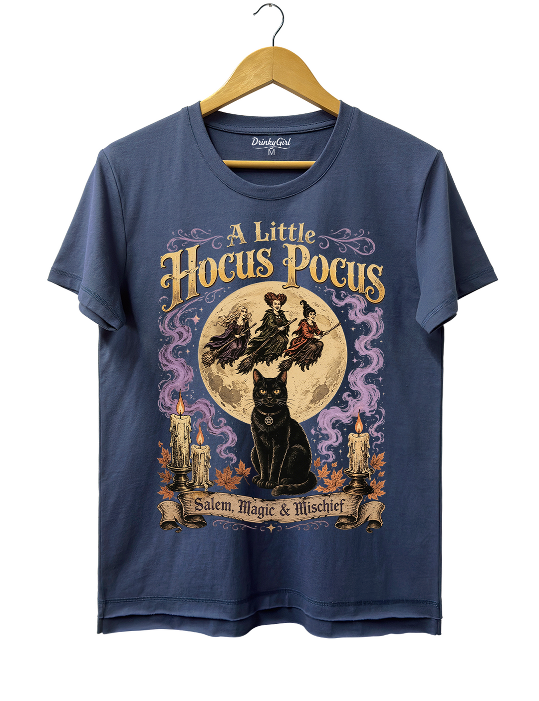 Halloween Hocus Pocus Salem Magic And Mischief Tee