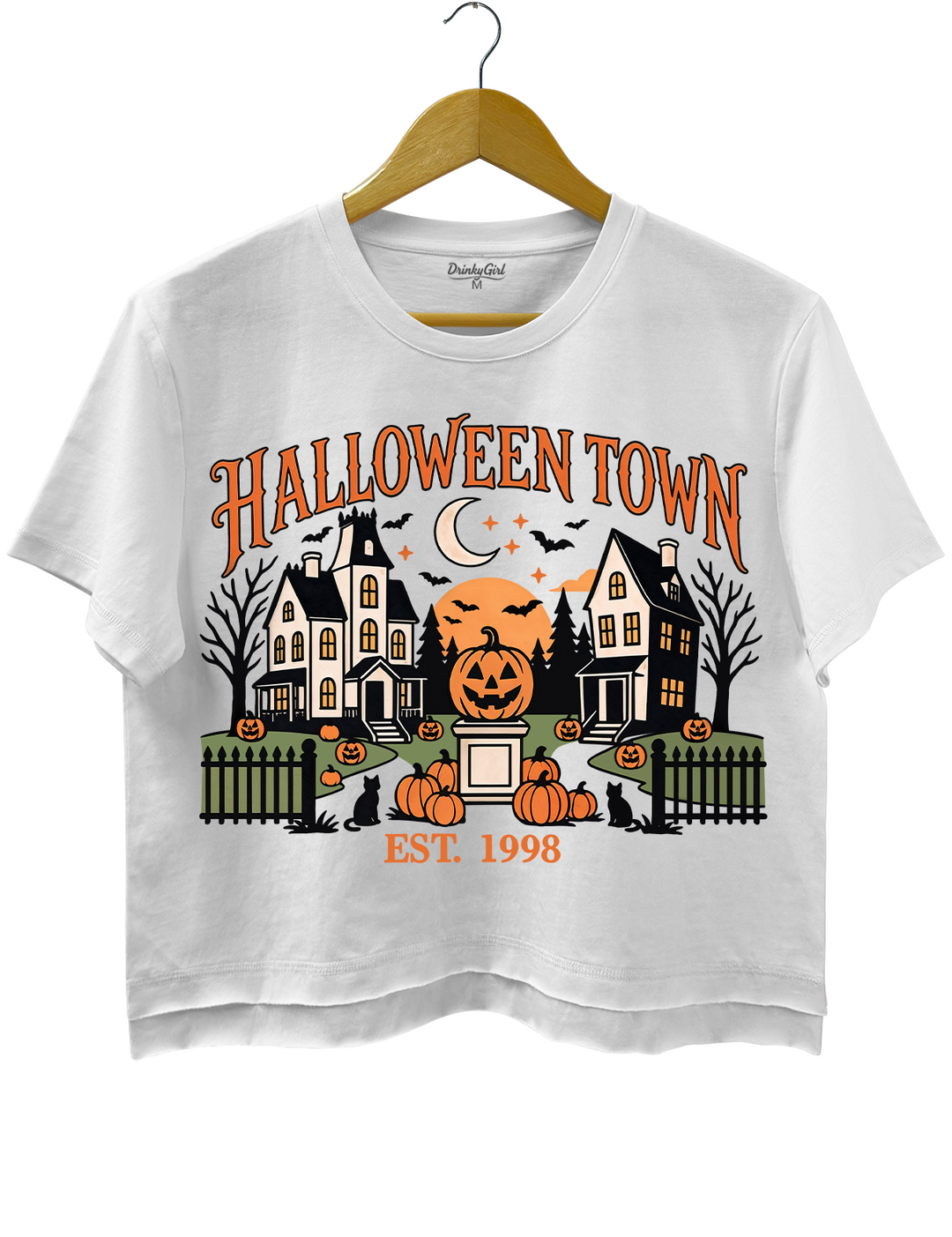HalloweenTown Spooky Village Crop Top