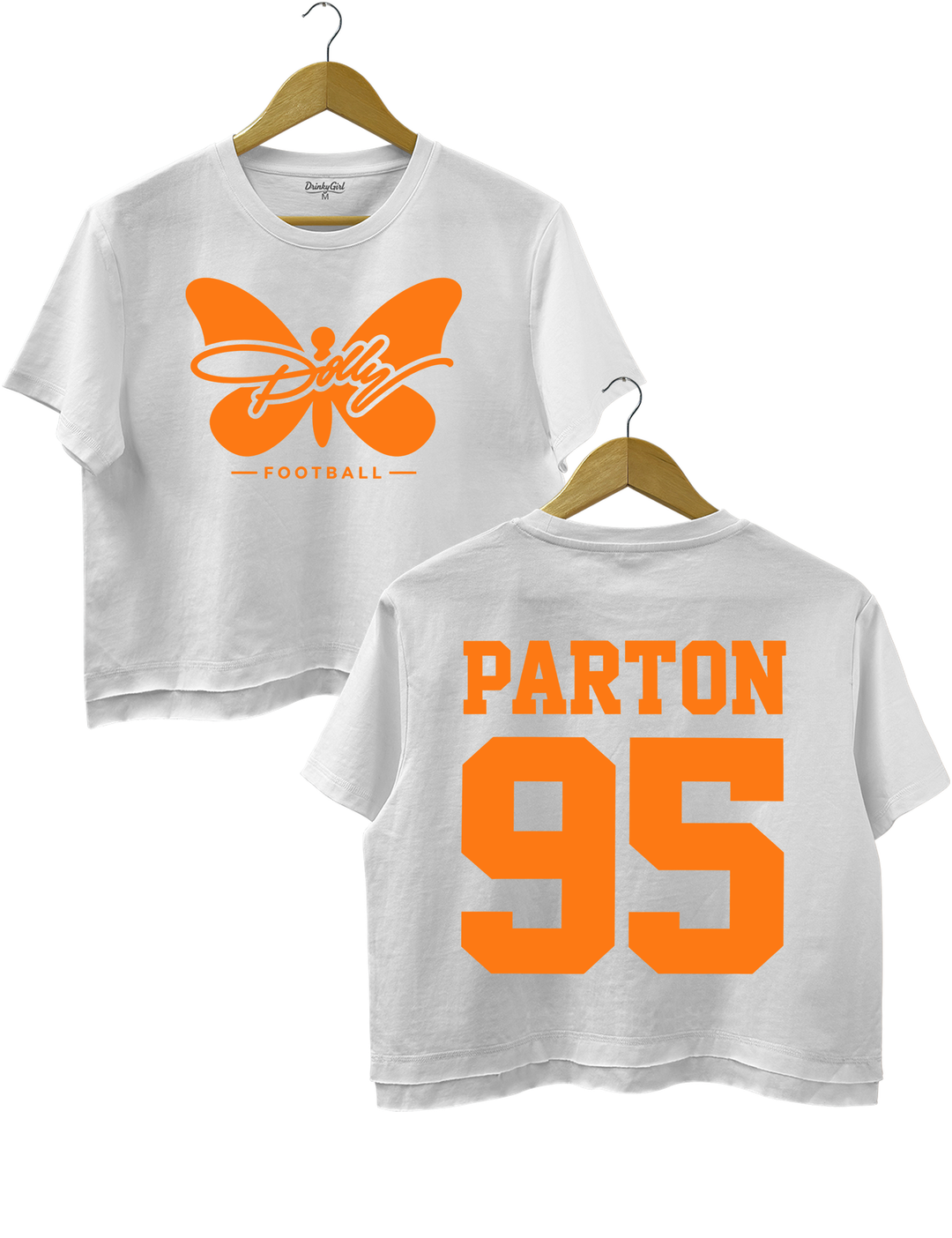 Dolly Parton 95 Football Crop Top