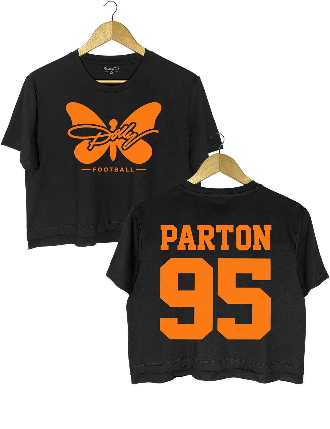 Dolly Parton 95 Football Crop Top