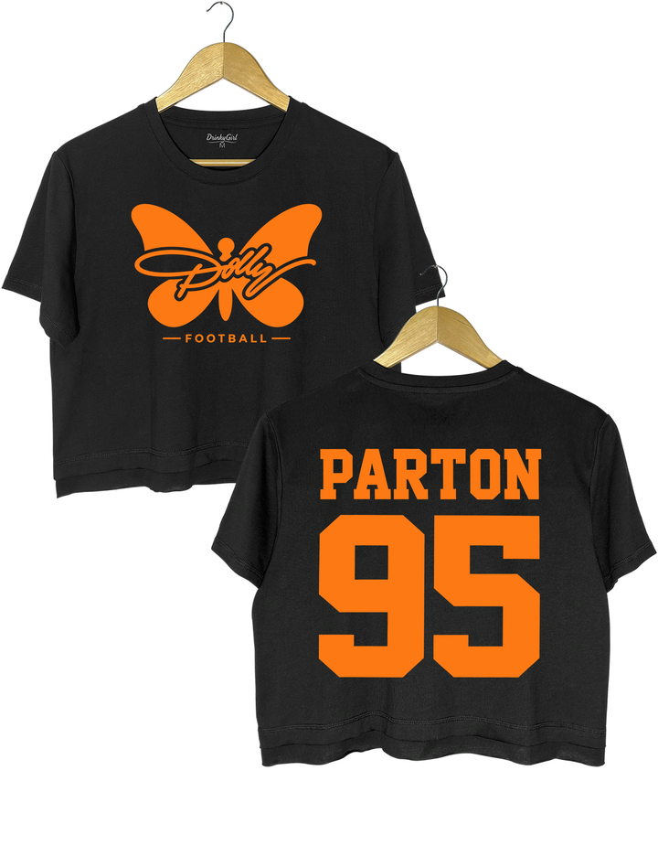 Dolly Parton 95 Football Crop Top