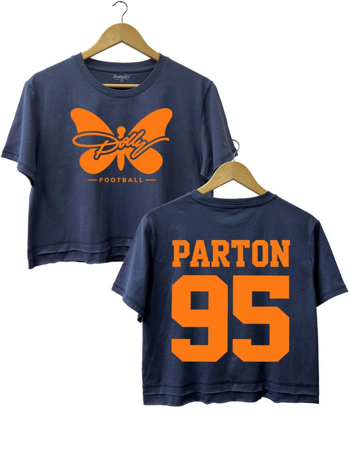Dolly Parton 95 Football Crop Top