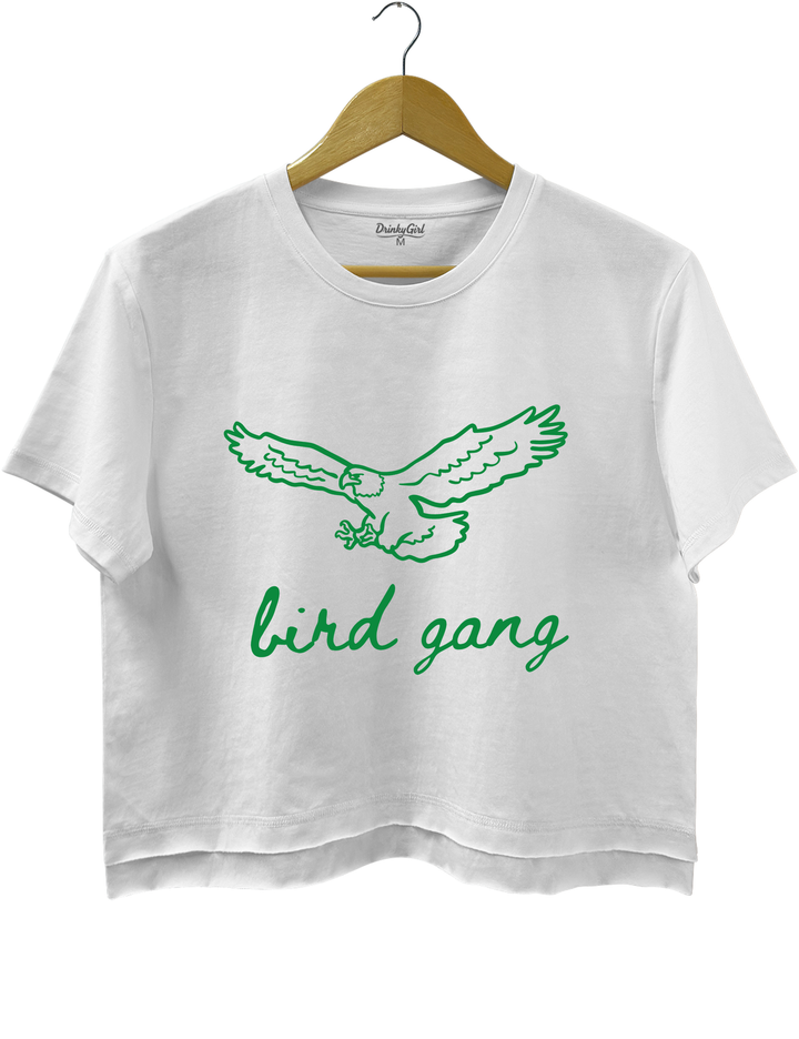 Bird Gang Football Fans Crop Top