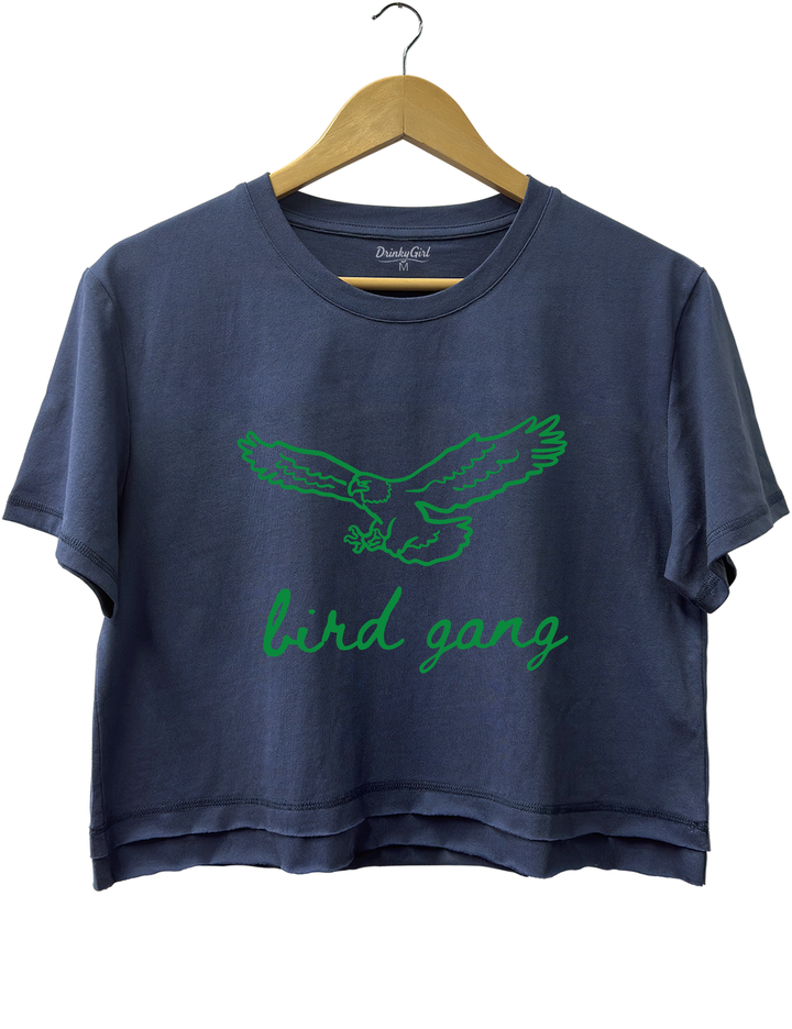 Bird Gang Football Fans Crop Top