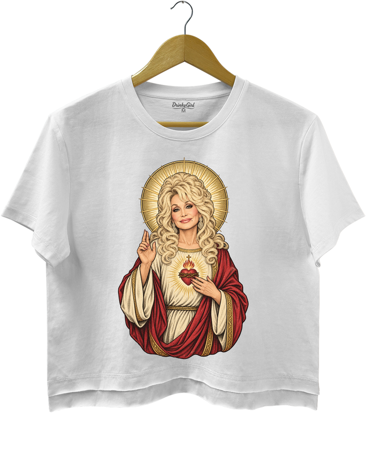 Holy Dolly Bless You Crop Top