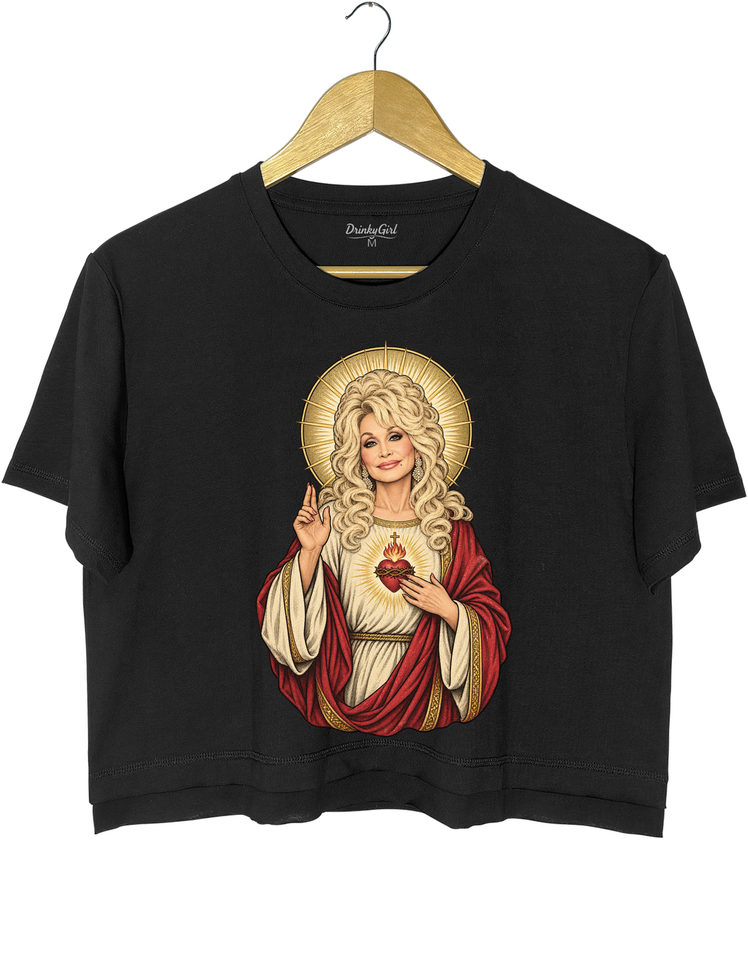Holy Dolly Bless You Crop Top