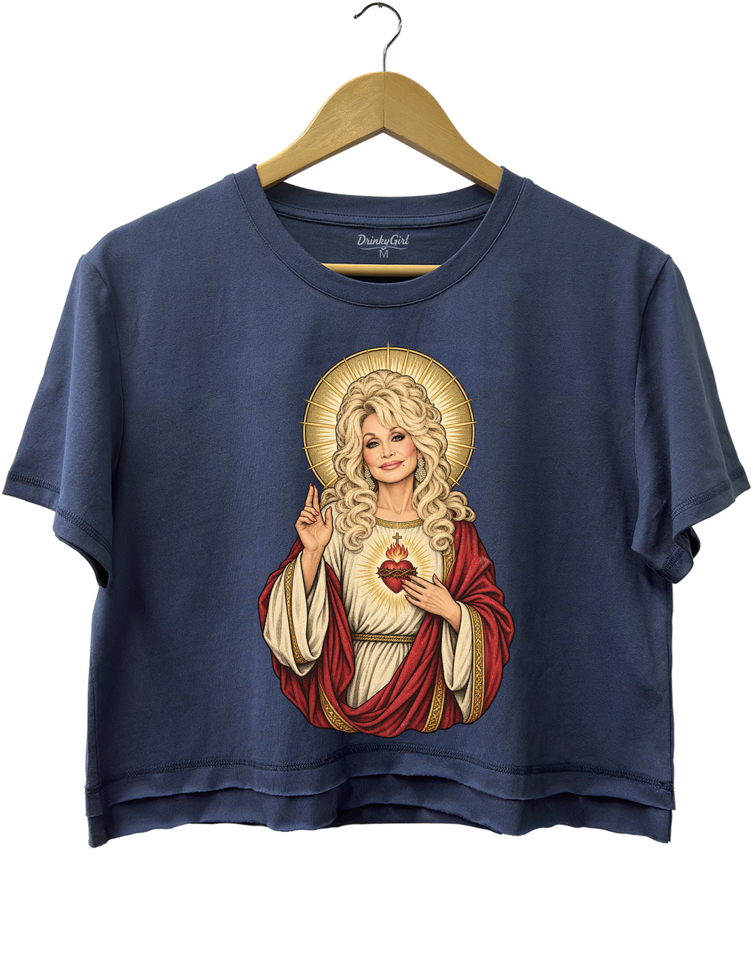 Holy Dolly Bless You Crop Top