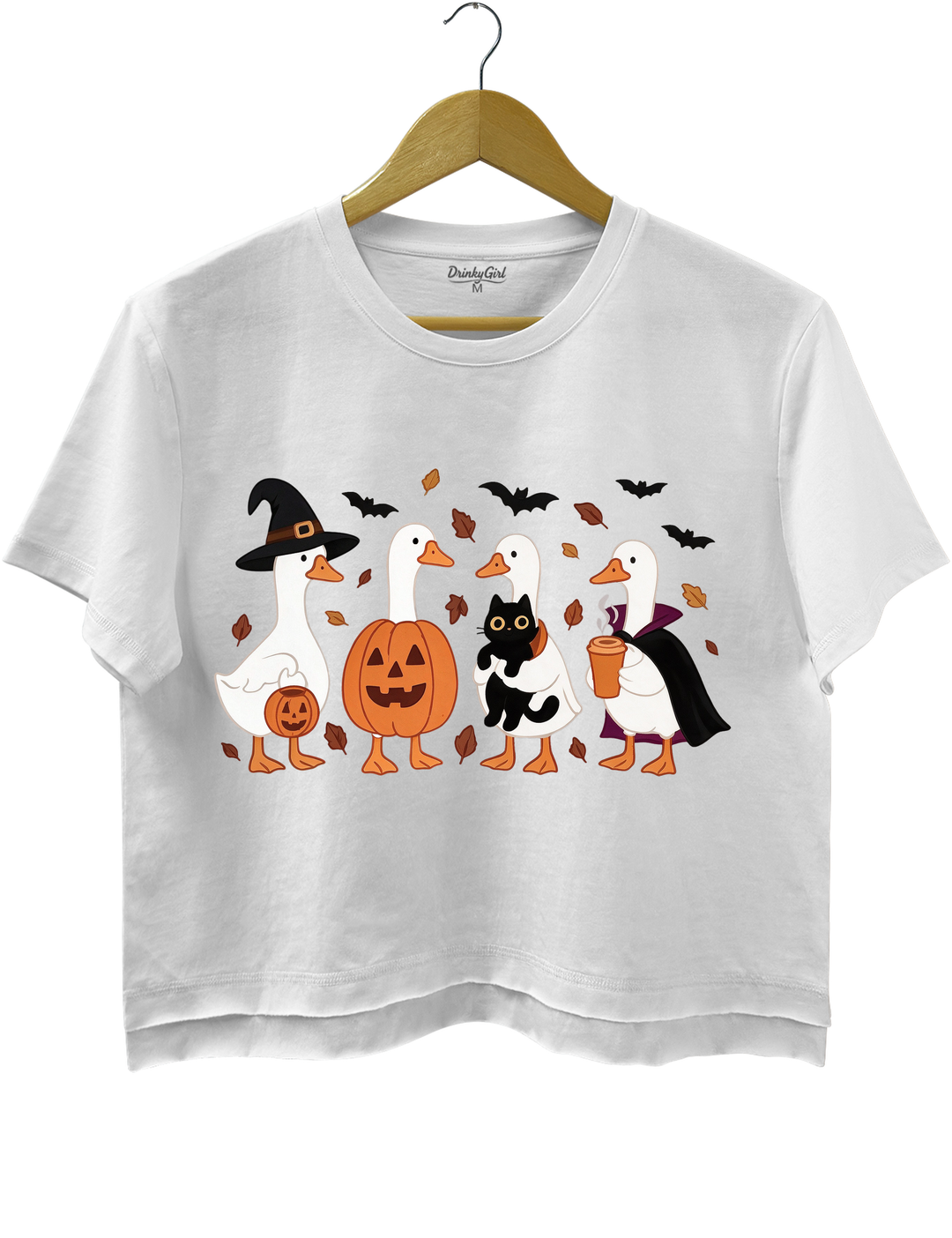 Halloween Goose Crop Top