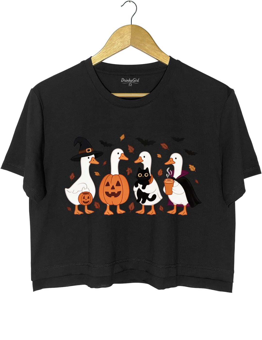 Halloween Goose Crop Top
