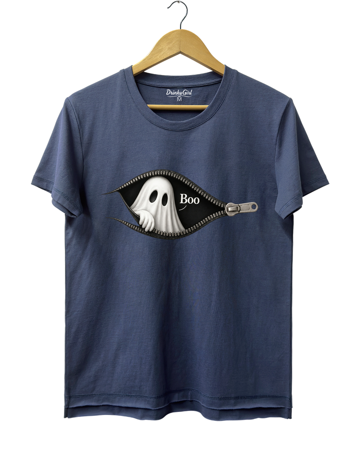 Boo Ghost Halloween Tee