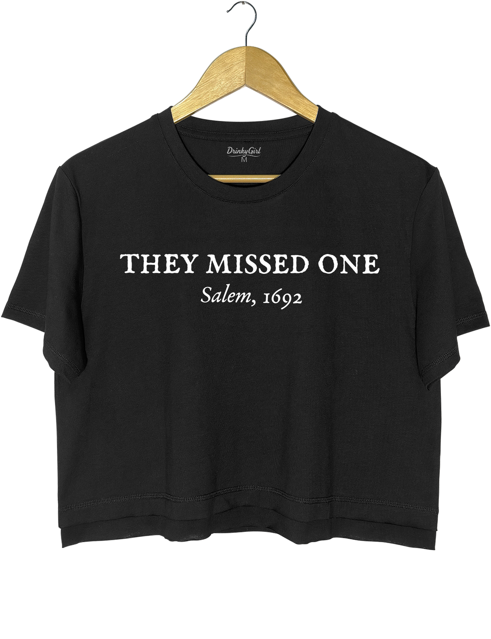 They Missed One Salem 1692 Crop Top - Black