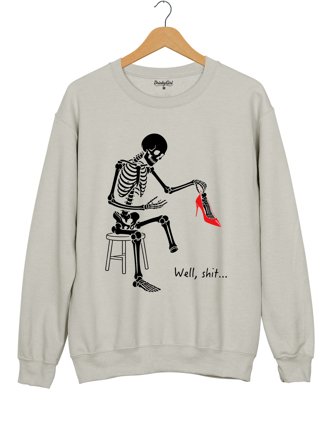 Skeleton Lost Foot Sweatshirt - Gray