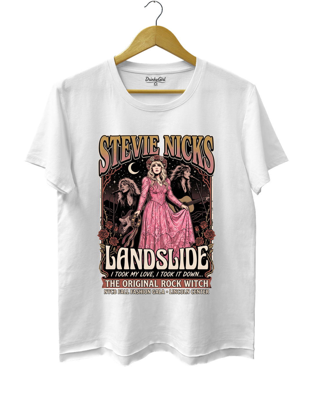 Vintage Stevie Nicks Landslide Tee - White