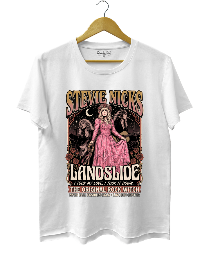 Vintage Stevie Nicks Landslide Tee - White